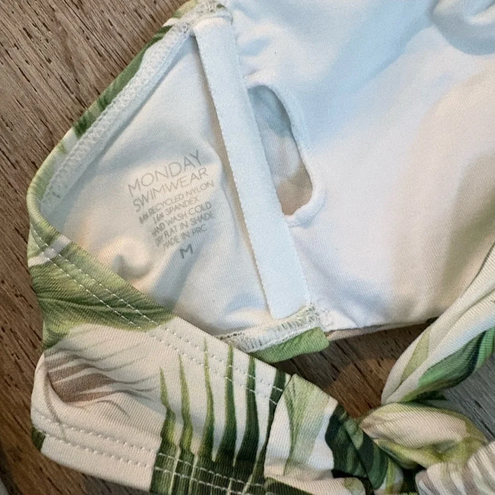 Monday Swimwear Green Leaf Bikini